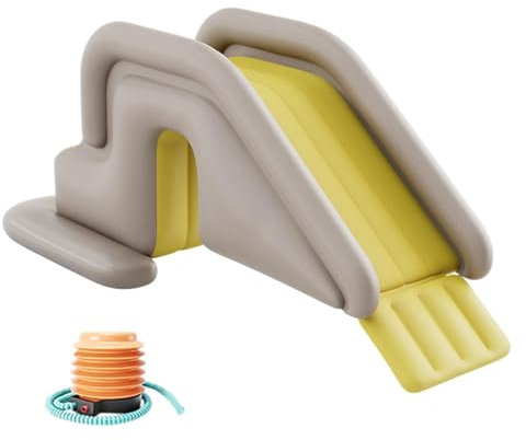 Tobogán Inflable para Piscina para niños - Toboganes Divertidos para Parques acuáticos antivuelco al Aire Libre | Tobogán acuático Inflable | Toboganes acuáticos para centros de Juegos de Juguetes al