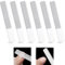 RAMGLYO 6 Piezas Pulidor de Uñas de Cristal Nano, Puffers de Brillo de Uñas de Cristal con Estuche para Uñas Naturales, Pulidor de Uñas de Cristal