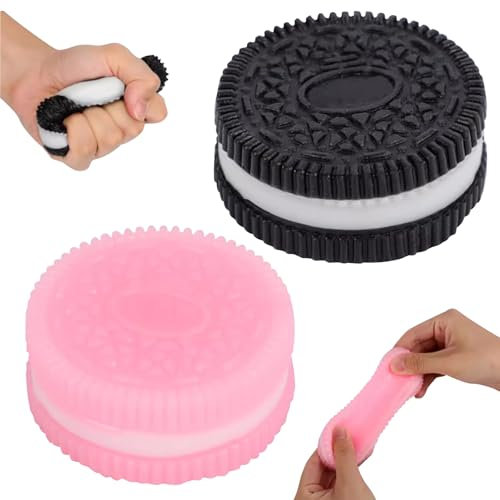 HTTDSLF Squishy Taba Squishy, Stressabbau Spielzeug Squeeze Toy, Fufu Squishy Stress Spielzeug, Stressabbauspielzeug, Keks Stressabbau Spielzeug Fidget Spielzeuge, Fidget Spielzeug Freunde und Familie