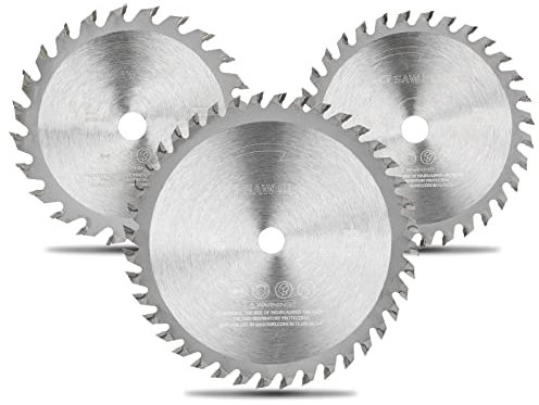 LKLNCXC Lame de scie 1pc 89/115mm Lame de scie Circulaire 24T/32T/40T Lame de scie à Pointe de carbure for meuleuse d'angle Lame de scie TCT Disque de Coupe du Bois, 89x10x24T(89x10x32T)