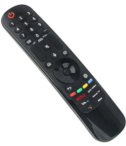 MR22GA MR22GN AKB76039901 Replace Magic Voice Remote Control Compatible with LG Smart TV NANO80/UQ90/UQ80/UQ75/UQ80/Z2/G2/A2/B2/C2/QNED99/90/85/80 Series MR21GA MR21GC OLED55B2PUA (2018-2022 Model)