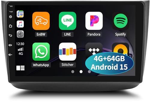 4G+64G GOHHDL Android Radio Coche 2Din para Mercedes-Benz Viano 2004-2011/Vito 2010-2015 con Carplay Android Auto, 10.1 Pulgadas Pantalla Radio Coche 2Din con GPS Navi WiFi BT FM/RDS SWC + Cámara