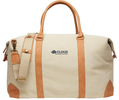 Vinga Bosler Recycled Canvas Duffle Bag (One Size) (Beige)