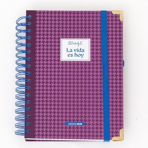 Mr. Wonderful Office Jahresplaner 2026 mit Tagesansicht + Stift - Das Leben ist heute