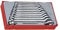 Teng TT1236 - Set di chiavi combinate in acciaio cromo vanadio, 12 pezzi