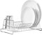 Premier Housewares 509583 12 Plate Dish Drainer - Chrome , Silver , H12 x W35 x D18cm
