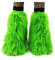 Insanity Neon UV Fluffy Legwarmers (Green)