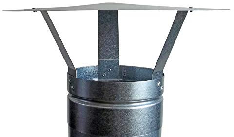 FOXY METAL FABRICATION CHIMNEY CAP,GALVANISED RAIN CAP,CHIMNEY COWL TO FIT 6''/150MM FLUE PIPE/STOVE PIPE