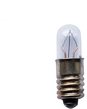 Various 080921500 E5/8 T1 3/4 0.36w 6v 60mA C-2R Miniature Light Bulb (6mm x 17mm)