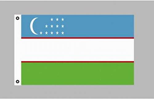 Everflag Flagge 90 x 150 : Usbekistan