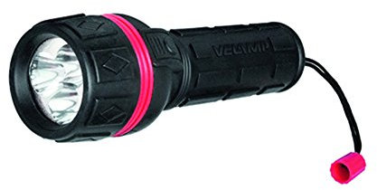 Lampe torche en caoutchouc 3 LED, 3 piles D (non fournies). Lampe de poche incassable. Pour la maison, la voiture, le camping, les promenades, le chantier....