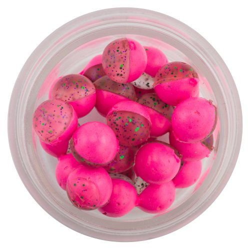 Berkley PowerBait Power Clear Eggs Schwimmender Angelköder, Klar Grün-Lila-Pink, Unwiderstehlicher Duft & Geschmack, Natürliche Präsentation, Ideal für Forelle, Steelhead, Lachs und mehr