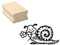 Stempel Niedliche Schnecke mit Blume - ca. 40 x 30 mm