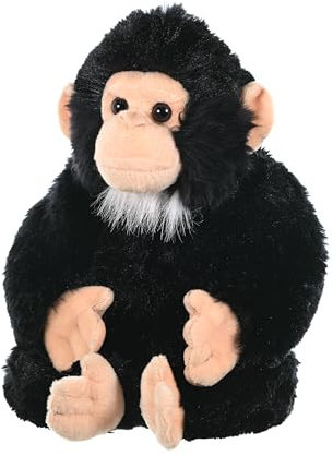 Wild Republic Cuddlekins Chimpanzé, Animal en Peluche, 30 cm, Cadeau pour Bébés, Peluche Écologique, Rembourrage Fabriqué à Partir de Bouteilles d’Eau Recyclées
