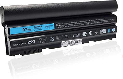 K KYUER 97WH M5Y0X T54FJ Batterie pour Dell Latitude E6420 E6430 P25G001 E6520 P14F001 E6530 E5420 E5520 E5430 E5530 P28G-001 E6440 E6540 P29F001 Vostro 3460 3560 Precision M2800 71R31 N3X1D T54F3