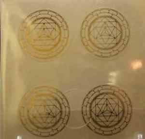 4 Aufkleber Merkaba Fensterbild Heilige Geometrie 30 mm