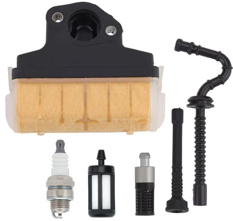 Mannial Air Filter fit STIHL 021 023 025 MS210 MS230 MS250 Chainsaw with Fuel & Oil Filter Spark Plug