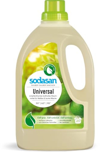 Sodasan Bio Universal Laundry Detergent Lime (2 x 1.50 L)