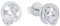 Amor Ohrstecker 925 Sterling Silber Damen Ohrschmuck, mit Zirkonia synth., 0,9 cm, Silber, Kommt in Schmuck Geschenk Box, 2026215