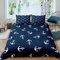 Nautisch Bettwäsche Set 135x200cm Ozeananker Bettwäsche Seemann Piratenkapitän Bettbezug Set Abenteuer auf dem Meer Betten Set Für Jungen Kinder Jugendliche Dekor 2ST Anker Bettwäsche Navy blau