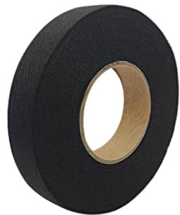 Ainkou Saumband zum Aufbügeln, für Hosen, Kleidung, Jeans, Kleidung, Vorhänge, 22 m, Schwarz, A610BGB1-Hei