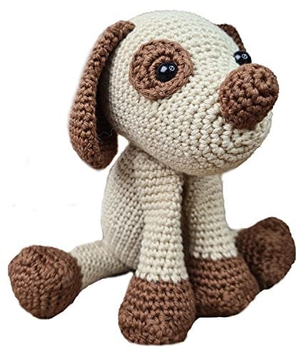 Hardicraft Häkelpaket Häkelset zum selber Machen mit Anleitung und Material für Hund Fiep, ca. 20 cm