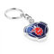 KINGOF Schlüsselanhänger mit Scania Griffin-Logo, klobig, Emaille, Metall, Geschenk, Blau, Größe S, blau, S