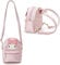 ALORVE Anime-Cartoon-Tasche, Cosplay, Umhängetasche, Rucksack, Handtasche, PU-Leder, Schultaschen für Kinder, Mädchen, Fans, Pink