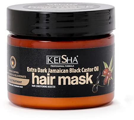 Keisha Extra Dark Jamaican Black Rizinusöl Haarmaske 200 ml Haarpflege-Booster