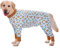 Yeapeeto Einteiler für Hunde, zur Erholung, für große und mittelgroße Hunde, Schlafanzug, Ganzkörper für Haarausfall, Allergien, Anti-Lecken, Wundschutz, Kegel-Alternative (3XL, Bär)