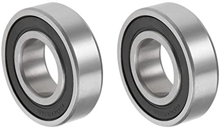 QUARKZMAN 6004-2RS 20x42x12mm Kugellager x 2Stk. Kohlenstoffstahl für Maschinen und Werkzeuge Doppelt versiegelt