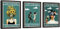 EXCOOL CLUB Be Kind Wandkunst – 30,5 x 40,6 cm Retro Lose Your Mind Find Your Soul Druck, Vintage Mental Health Ästhetische Poster, Hippie Boho Raumdekoration für Frauen Schlafzimmer Home Office