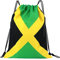 VOARYISA Rucksack mit Kordelzug für Herren und Damen, wasserdicht, für Fitnessstudio, Sport, Reisen, Jamaikanischer Afro, Rasta, Löwe, Jamaika-1, Einheitsgröße