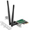 LinksTek Adaptador Wireless-AC 1200Mbps (2.4GHz 300Mbps y 5GHz 867Mbps) PCI-E Wireless-Tarjeta Wireless-AC Adaptador de red Wireless-AC para Windows 11,10, 8.x, 7 (32/64bit) PC de computadora