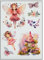 Bügelbilder Set für Textilien DIN A4 Kinder Mädchen Jungen Dino Einhorn Waldtiere groß klein Aufbügelbild zum aufbügeln verschiedene Designs Aufbügler Transferbilder (10 - Rosa Feen)