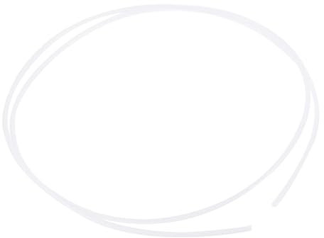 QUARKZMAN Tubo de Teflones PTFE de 2mm x 3mm x 1 Pieza para Herramientas Neumáticas, Equipos de Automatización, Tuberías Hidráulicas [Transparente, 1 Metro]