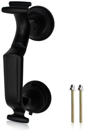 Bwintech 1 Pcs Black Doctors Design Heavy Duty Door Knocker for Front Door