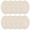 DELORIGIN 10 Stück Ovaler Holzscheiben 22x15cm Holzscheiben zum Basteln DIY Plankenausschnitt Unlackierte Buchenholzrohlinge Für Künstler Gemälde Türhänger Schilder