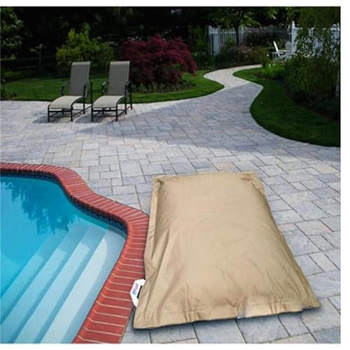 UGEFKMQ Sitzsackbezugschwimmender Sitzsack-Pool, Sitzsack-Pflegesofa, Pazy Chair, Riesiger Sitzsack-Pool (Ohne Füllung), 140 cm X 180 cm,Beige,180Cm*140Cm