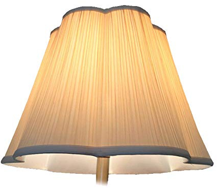 CWCQGH Pantalla de lámpara de pie/Mesa cónica Moderna con Acabado de Tela Beige, Pantalla de luz E27 (50 cm)