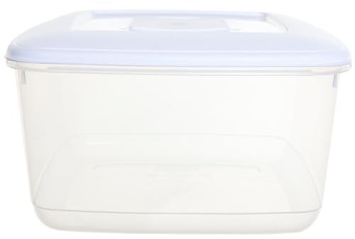 Hardys Airtight Food Storage Container - 10L Square Food Container with Lid | Fridge, Freezer, Dishwasher, Microwave Safe | Meal Prep & Cereal Storage | BPA-Free Plastic