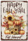 SUPERDANT Metallschild Kürbisse Und Sonnenblumen Blechschild Vintage Deko Retro Blechschild Retro Deko Vintage Schild Für Zuhause Wohnzimmer Bauernhaus Idyllisches Dekor Geschenk