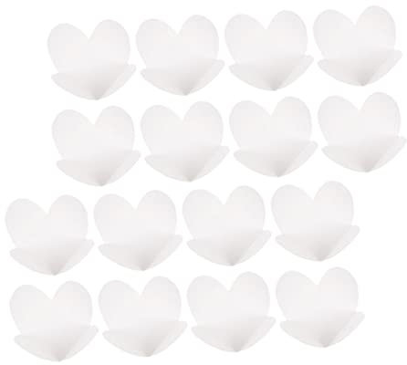 AUTSUPPL 50 Pièces Plateau De Chocolat Bonbons Au Chocolat Doublure en Chocolat Couche Séparée De Chocolat Mini Coupelle De Truffe Plateaux De Chocolat à La Truffe Papier Blanche