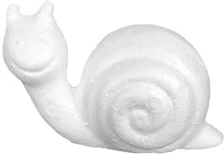 CIMAXIC 6 Stück Schneckenmodell Zum Basteln Kreativ Satz Für Kinder Ornament Zum Bemalen DIY-Schnecke Bastelspielzeug Für Kindergarten