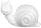 CIMAXIC 6 Stück Schneckenmodell Zum Basteln Kreativ Satz Für Kinder Ornament Zum Bemalen DIY-Schnecke Bastelspielzeug Für Kindergarten