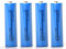 4x Button Top 2600mAh - 7.5A (15A /50W max.), 3.7V EVE 26V - Rechargeable 18650 Li-Po Battery (Not AA). Real, tested capacity 2600-2750mAh. Suitable for Doorbells, Flashlights etc. + Case