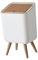Milageto Poubelle Can Basket Panier à ordures Panier à ordures Versatiles Pouils à déchets minimalistes Prix de presse Bac déchets pour la cuisine de commode
