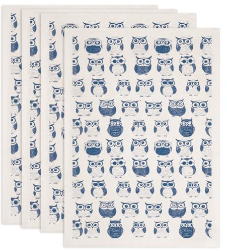 SUPERDANT 4 Stück Cartoon Eule Unterglasur Transfers Für Töpferwaren Eulen Transferaufkleber Keramik Aufkleber Keramik Unterglasur Transfers Für Töpferwaren Überglasur Emaille