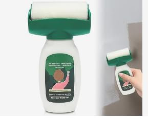 Dhqkqg Rullo Bianco Per Ritocchi Muro,500g Rullo per Pittura Vernice Bianca per Riparazioni Murali,Piccolo Rullos per la Riparazione,per Rimuovere Macchie Da Parete Graffiti Imballaggi Verdi