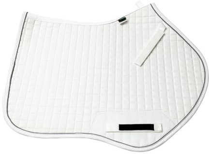 XPJYUA Schabracke Reiten Sattel Pad Weiß Farbe Anti-Slip Pferd Zurück REIT Ausrüstung Reiten Sattel Pad